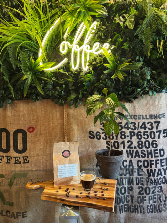SPECIALITY COFFEE BEANS - KWEZI NATURAL, RWENZORI MOUNTAINS, UGANDA, SINGLE ORIGIN