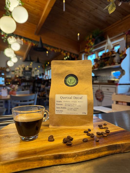 SPECIALITY COFFEE BEANS - DECAF QUETZAL, MEXICO, SINGLE ORIGIN