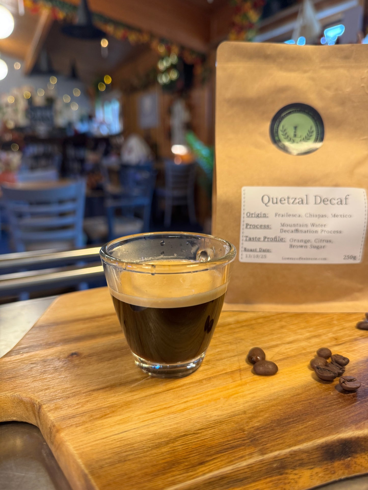 SPECIALITY COFFEE BEANS - DECAF QUETZAL, MEXICO, SINGLE ORIGIN